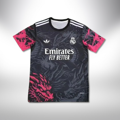 Real Madrid- maillot concept "noir,rouge" 2024-2025