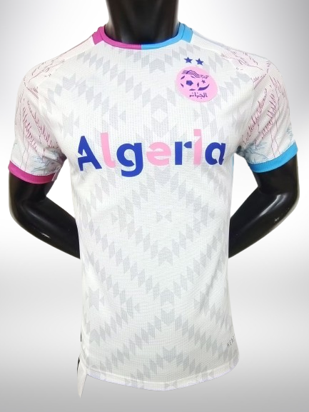 Algerie - maillot spécial "blanc,rose,bleu" 2024/2025