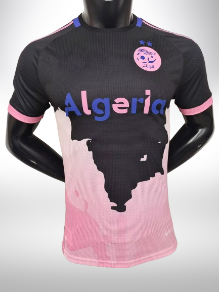 Algerie - maillot spécial "noir,rose,bleu" 2024/2025